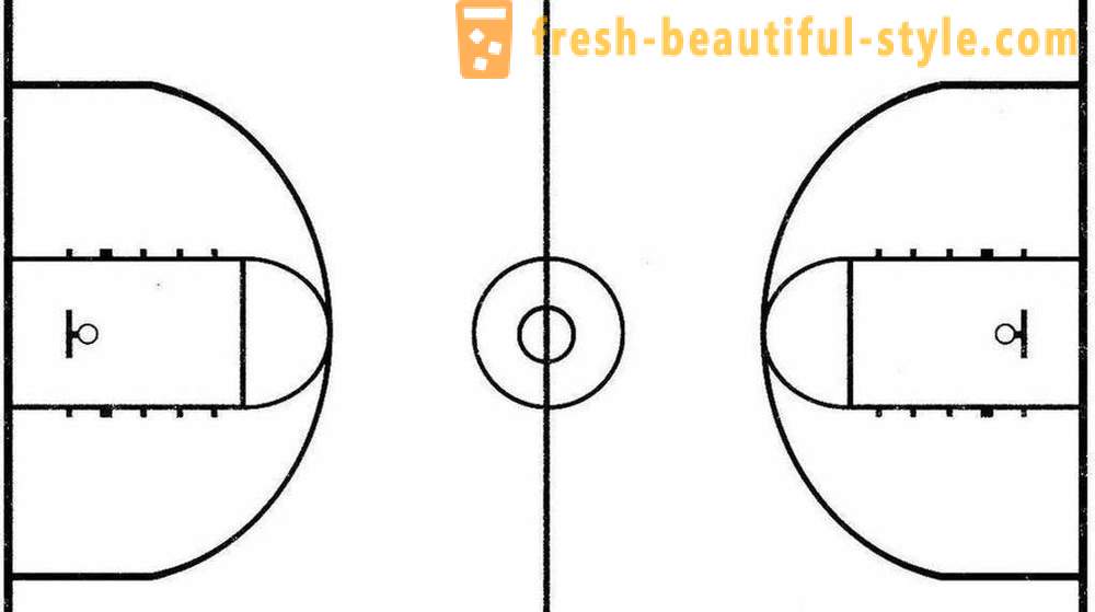 Terrain de basket: photos, dimensions et caractéristiques