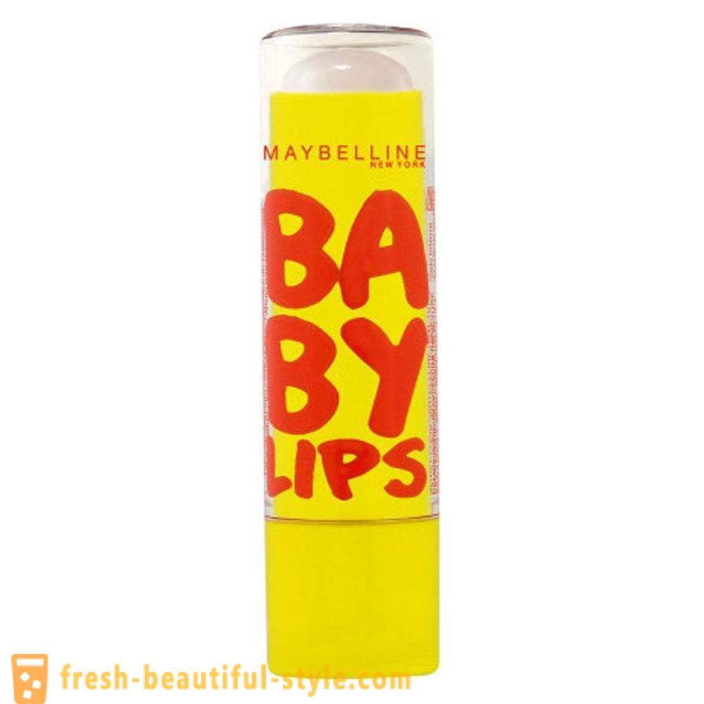 Lèvres Maybelline bébé (rouge à lèvres, baume à lèvres et gloss): composition, commentaires