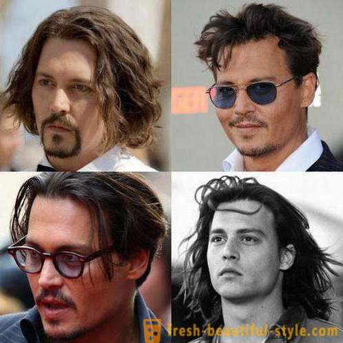 L'évolution des coiffures: Johnny Depp