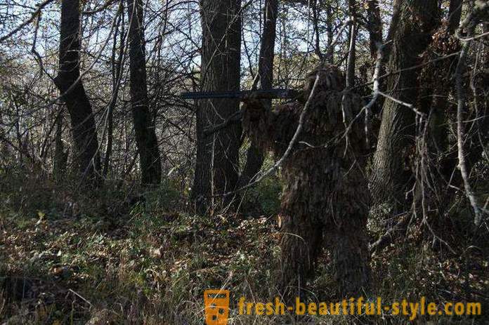 Costume de camouflage - le secret d'une chasse réussie