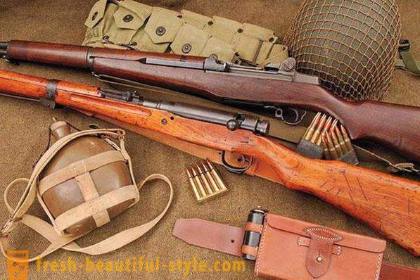 Armes américaines de la Seconde Guerre mondiale et moderne. fusils américains et pistolets