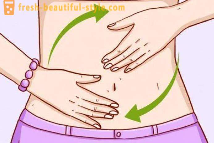 Auto-massage de l'abdomen: enlever le tablier gras. Conseils et méthodes efficaces