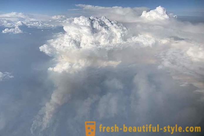 La NASA a photographié un phénomène rare - le nuage « feu »