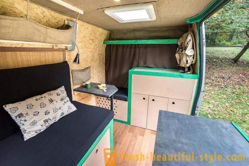 Mobile home confortable et confortable de van-16 ans