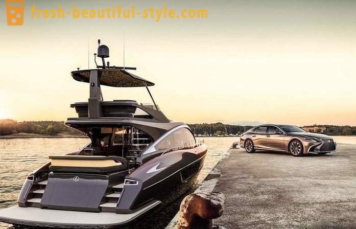 Yachts de luxe avec un design de voiture