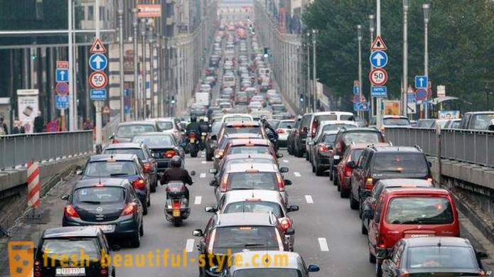 Ville étrangère avec les plus grands embouteillages