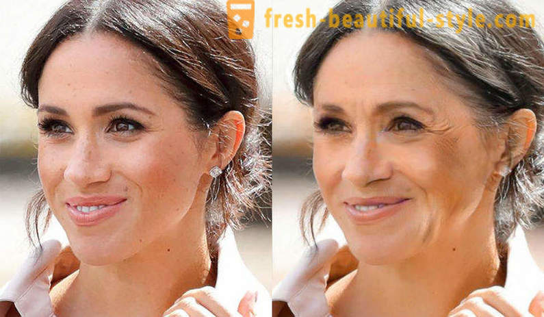 Les médecins ont montré qu'ils apparaîtraient Meghan Markle et Kate Middleton dans la vieillesse