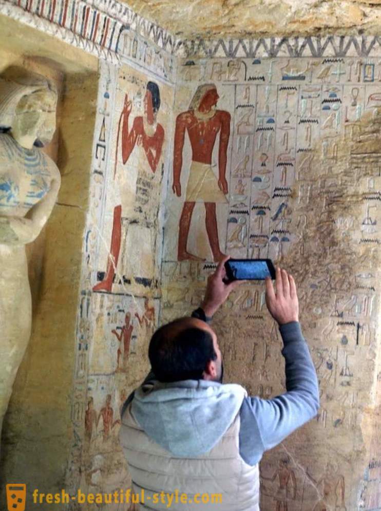 En Egypte, a découvert la tombe d'un prêtre