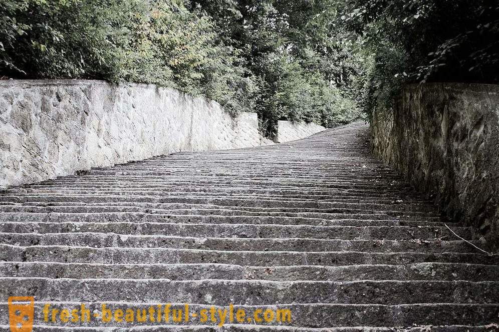 Escalier en pierre de mort en Autriche