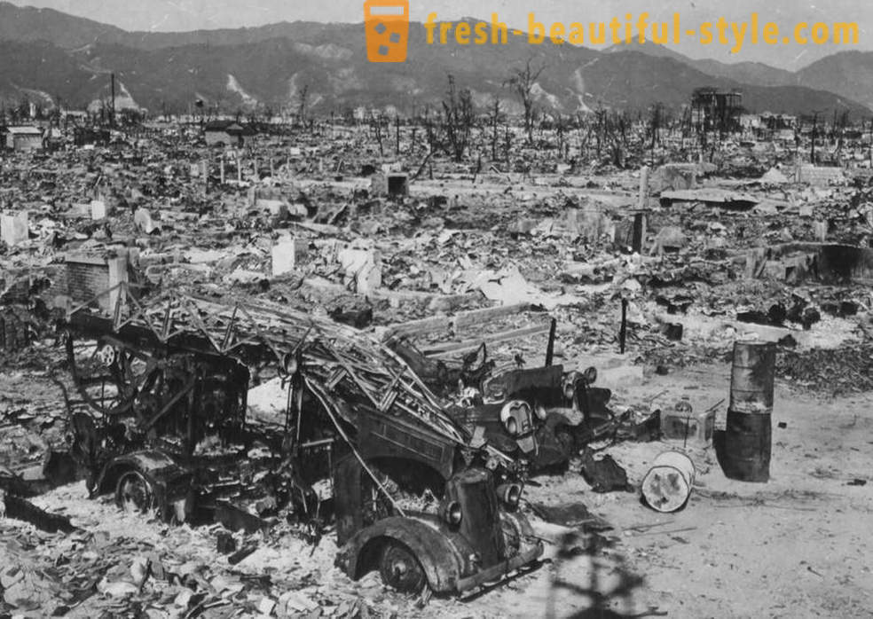 Décourageants photos historiques d'Hiroshima