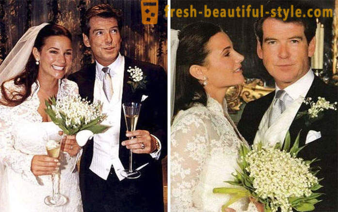Pierce Brosnan et sa femme ont célébré leur mariage en argent