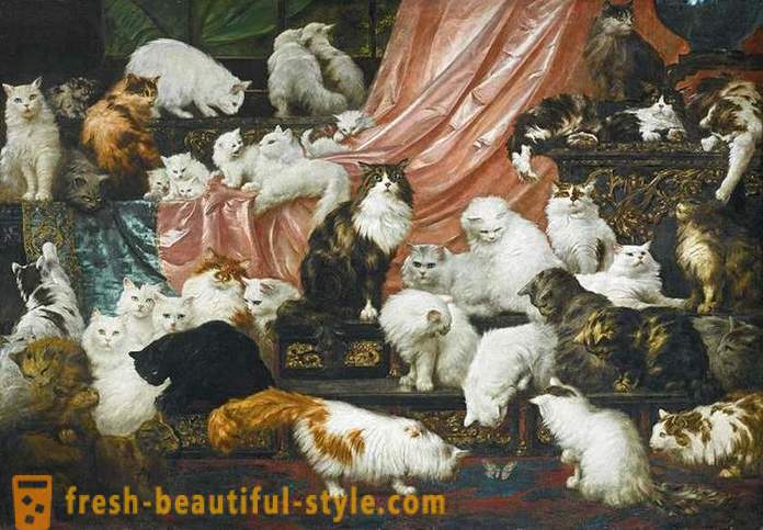 Top 6 tableaux les plus chers avec des chats