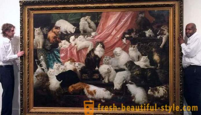 Top 6 tableaux les plus chers avec des chats