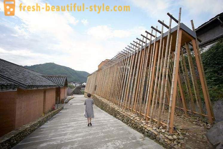 La Chine a construit la ville de bambou