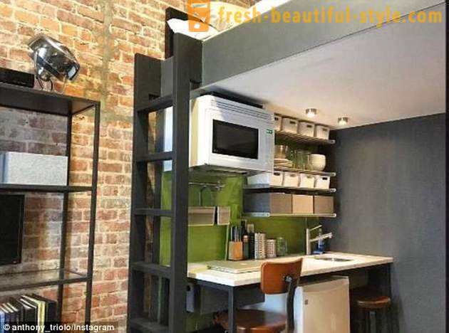 Comment adapter la cuisine, chambre et bureau sur 14 mètres carrés