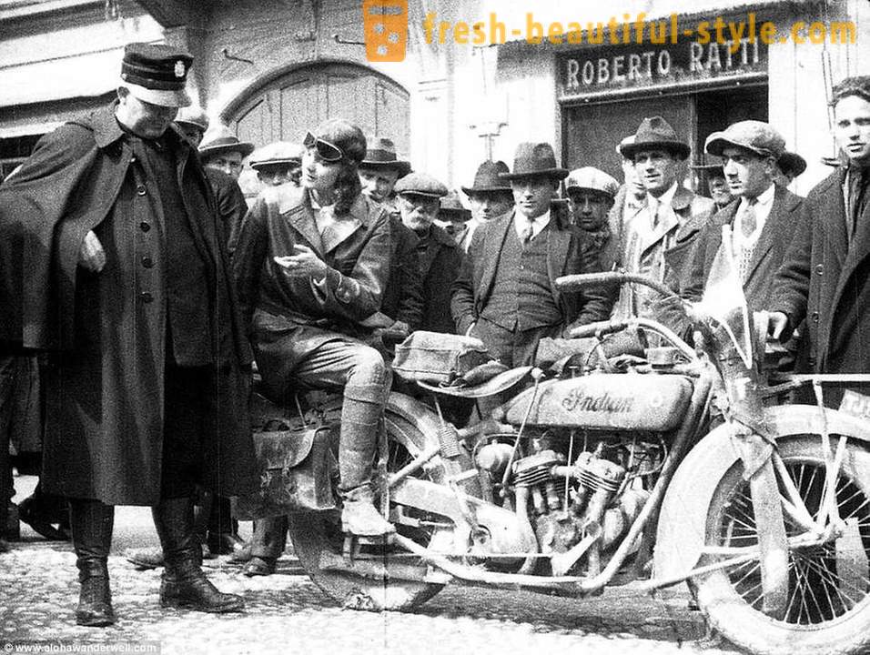 Indiana Jones dans une jupe: la première femme à conduire environ 80 pays en 1920