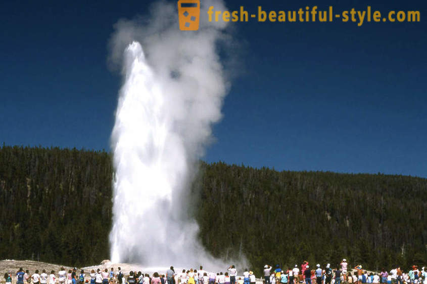11 geysers, ce qui démontre la puissance et la force incroyable de la Terre