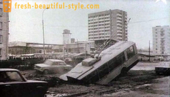 Érosion Grande: en 1970 presque inondé le métro de Leningrad