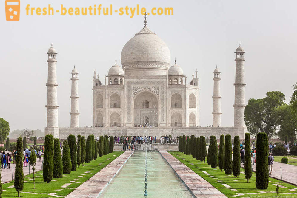 Une courte escale en Inde. Incroyable Taj Mahal