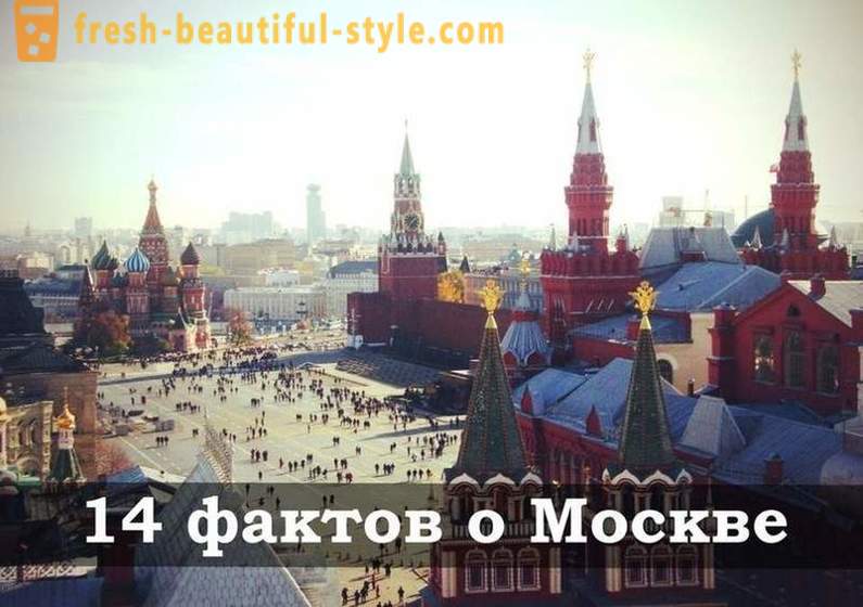 14 faits sur Moscou