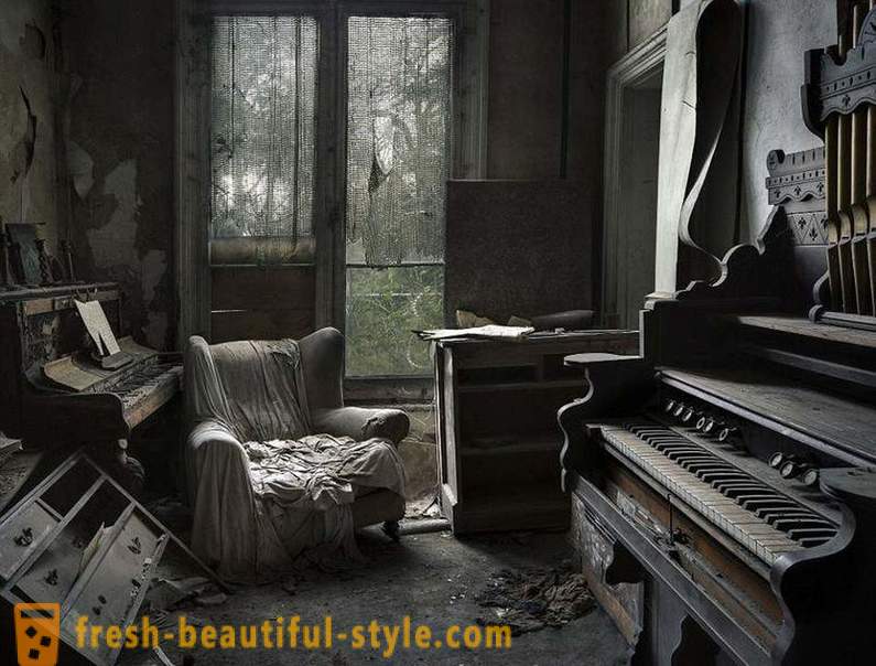 Beauté fanée des lieux abandonnés