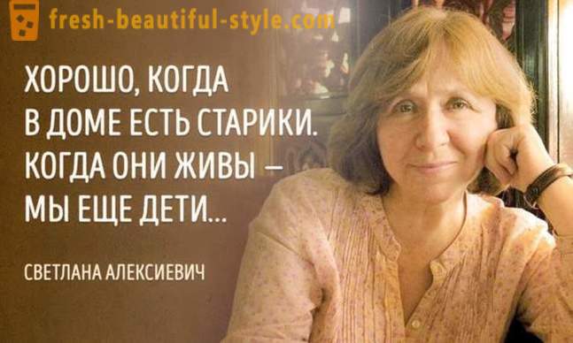 15 perçage cite lauréat du prix Nobel Svetlana Alexievitch