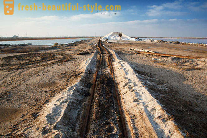 Extraction de sel vivant en Crimée