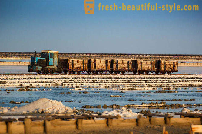 Extraction de sel vivant en Crimée