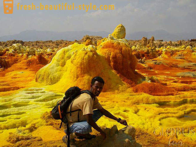 Dallol volcan en Ethiopie