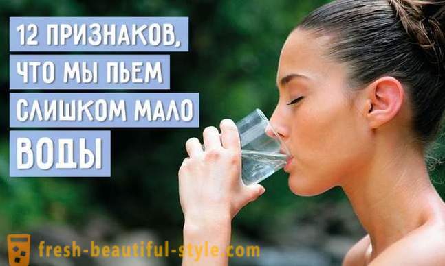 12 signes que nous buvons trop peu d'eau