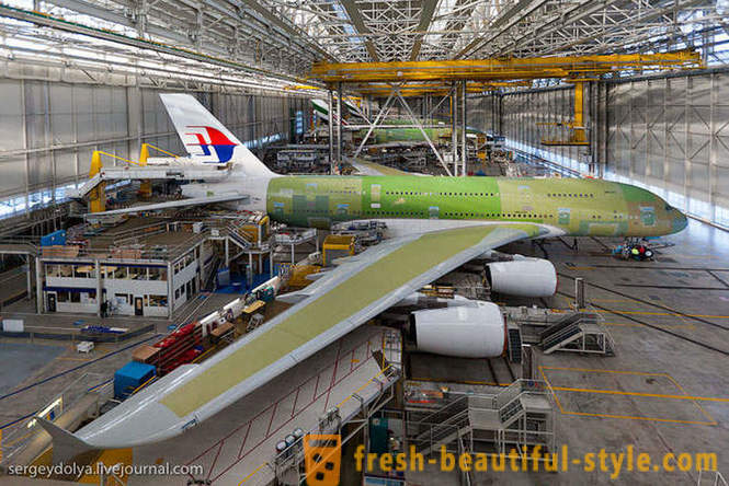 Comment construire l'A380 et la façon dont ils regardent l'intérieur