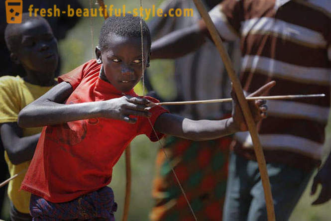 Archers tribu Pokot du Kenya