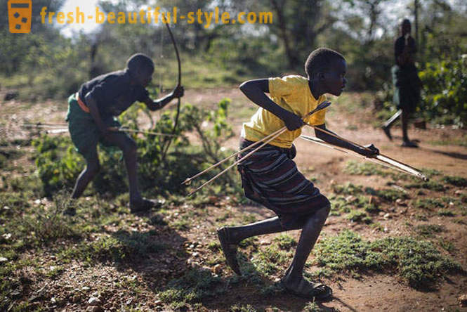Archers tribu Pokot du Kenya