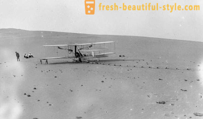 Le premier vol habité par avion