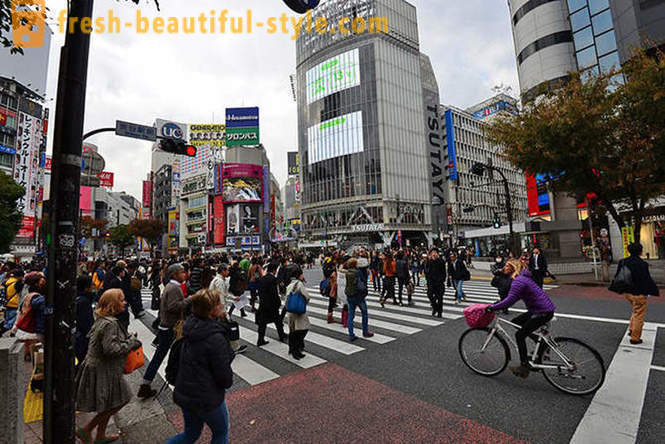 Une étrange marche Tokyo