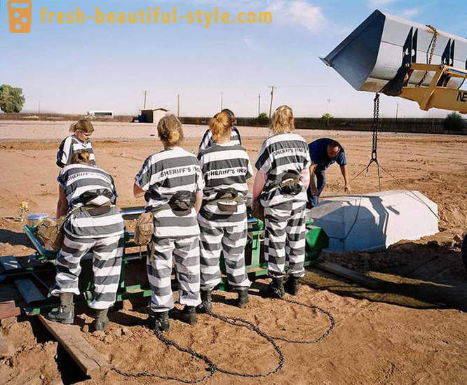Prisonniers dans une prison américaine Weekdays femmes