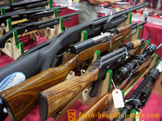 Exposition et vente d'armes aux États-Unis