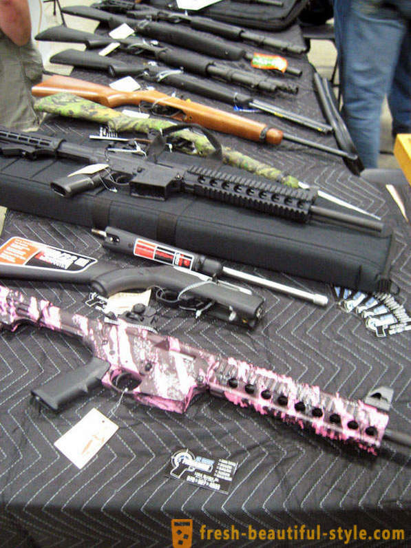 Exposition et vente d'armes aux États-Unis