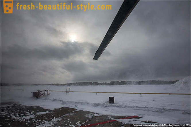 Voler en hélicoptère Mi-8 sur Surgut neige