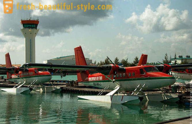 Voler au-dessus des Maldives en hydravion