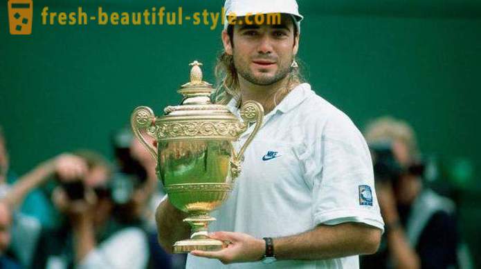 Le joueur de tennis Andre Agassi: biographie, vie personnelle, carrière sportive