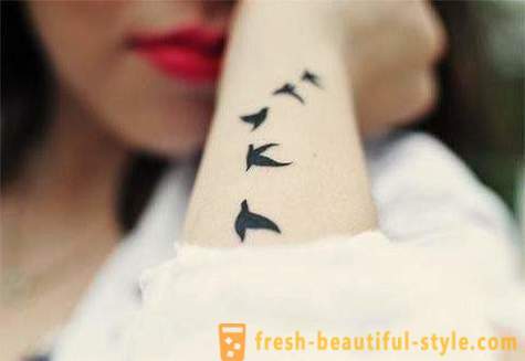 Genre Minimalisme: tatouage dans ce style