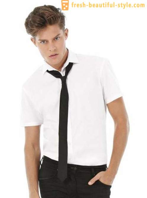 Attachez une chemise à manches courtes sur la question. Le port d'attache chemisé manches courtes (photo). Puis-je porter une cravate avec une chemise à manches courtes sur l'étiquette?