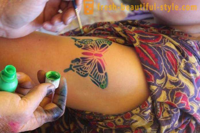 Tatouages ​​temporaires pour 3 mois sans l'utilisation du henné et son application