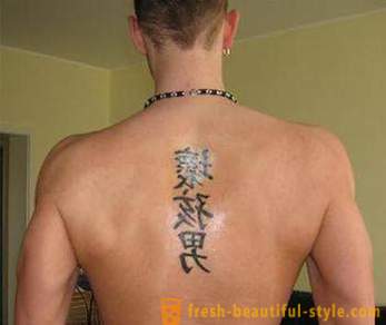 Caractères chinois: Les tatouages ​​et leur signification