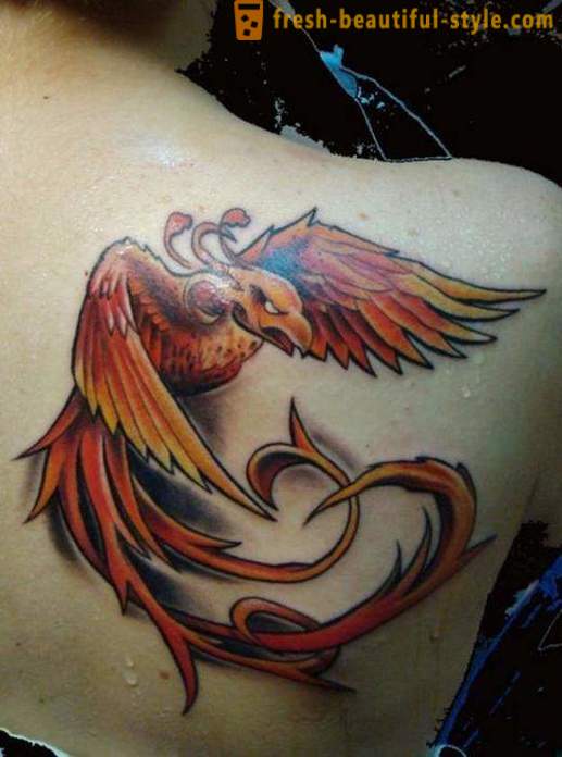 Phoenix - un tatouage, dont le sens ne peut être pleinement compris