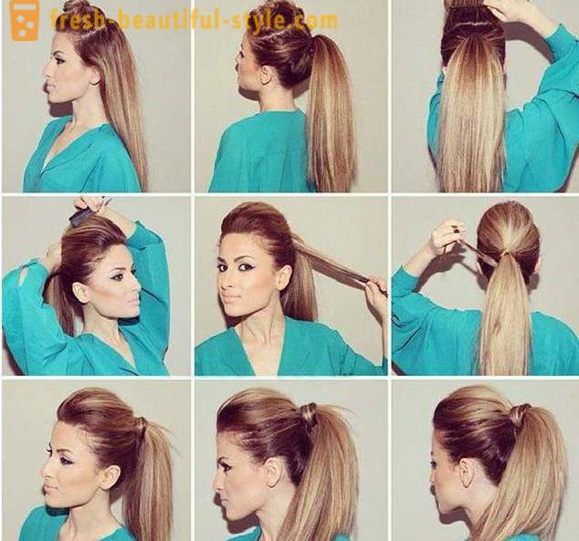 Des coiffures avec les cheveux longs hirsutes: instructions étape par étape avec photos