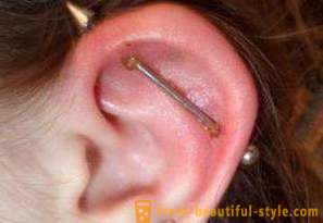 Crevaison du cartilage de l'oreille: le traitement, les effets de la