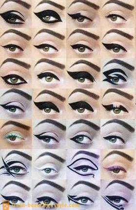 Le maquillage et la forme des yeux. Conseils utiles d'artistes de maquillage