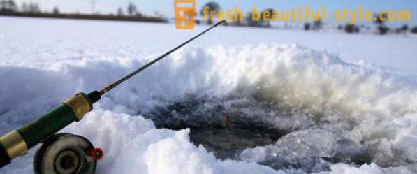 La pêche sur la bascule en hiver. technique de pêche sur la poutre
